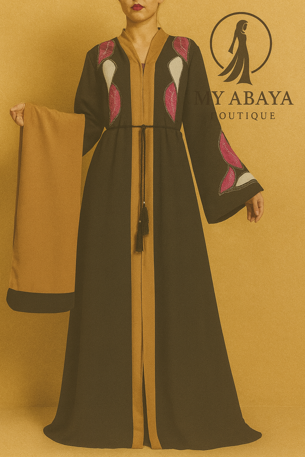Abaya Élégante en Mousseline