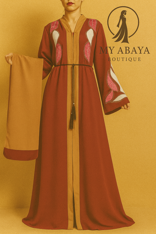 Abaya Élégante en Mousseline
