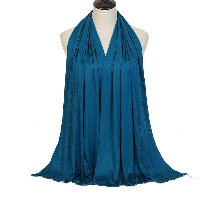 hijab, écharpe, jersey, coton, châle.