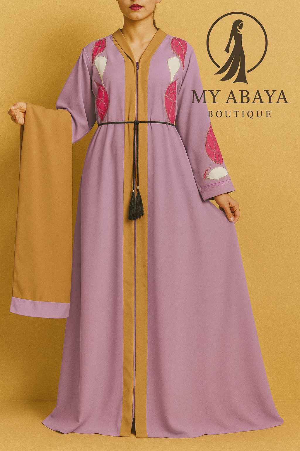 Abaya Élégante en Mousseline