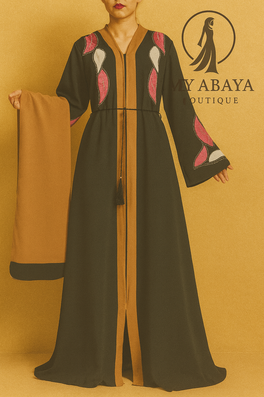 Abaya Élégante en Mousseline