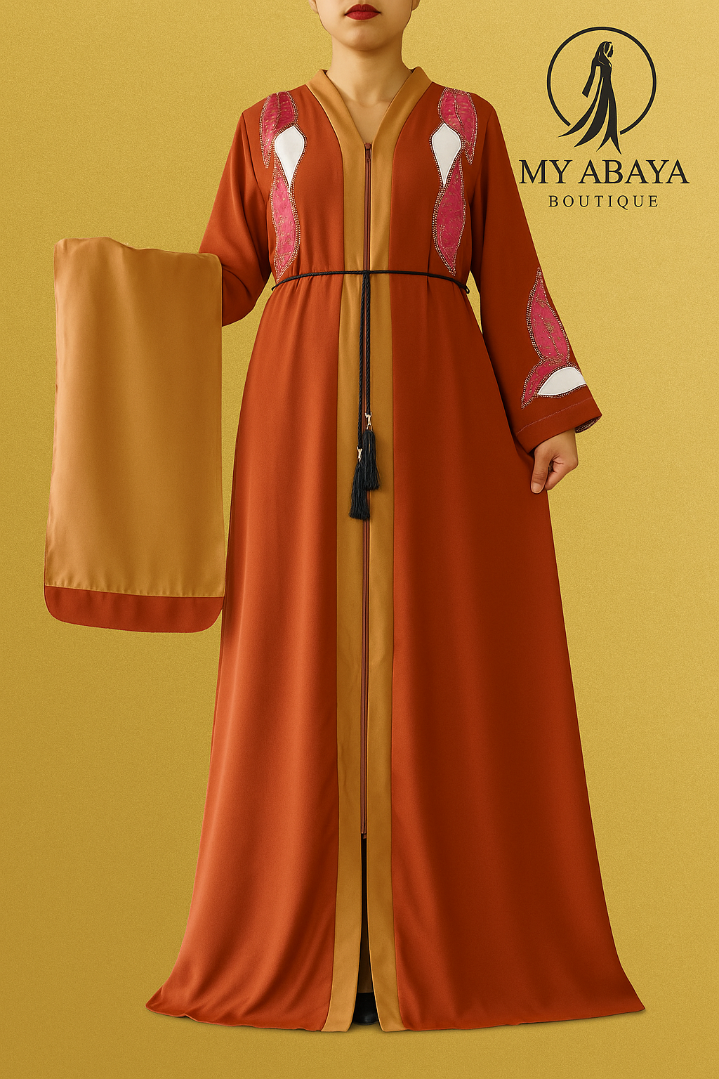 Abaya Élégante en Mousseline