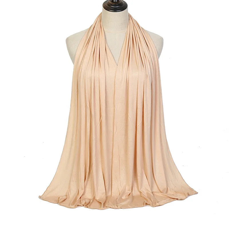 hijab, écharpe, jersey, coton, châle.