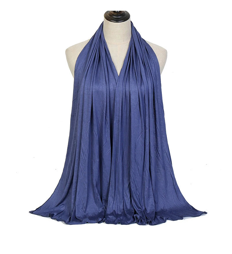 hijab, écharpe, jersey, coton, châle.