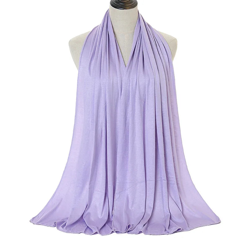 hijab, écharpe, jersey, coton, châle.