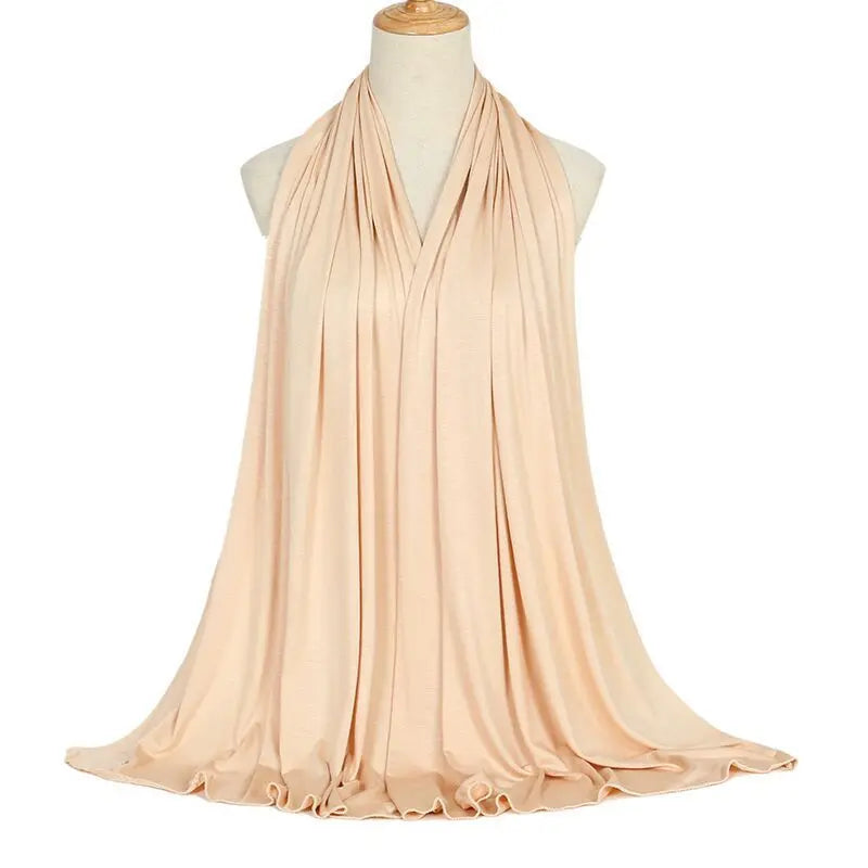 hijab, écharpe, jersey, coton, châle.