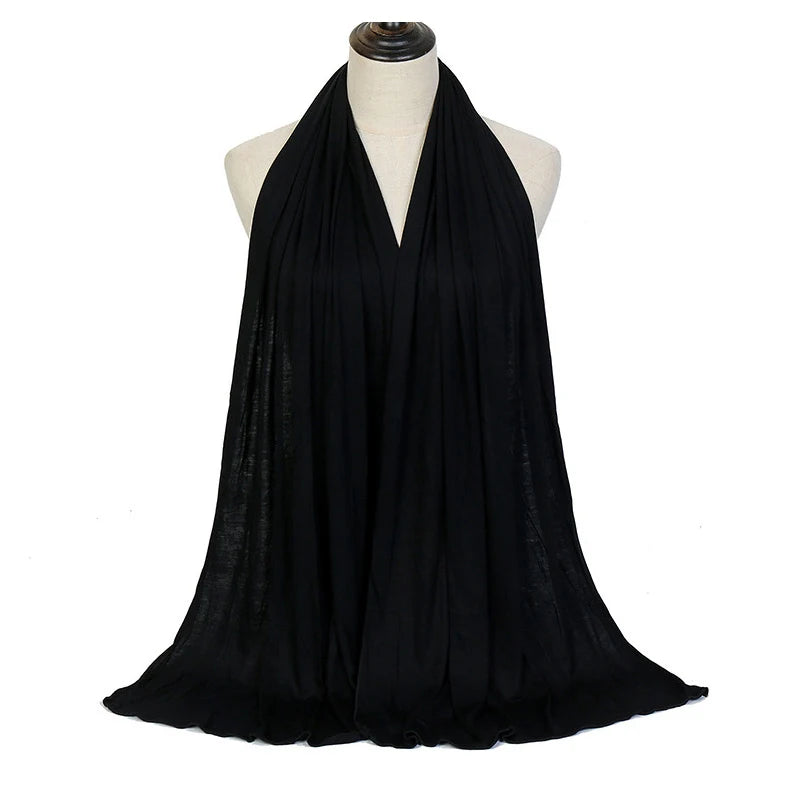 hijab, écharpe, jersey, coton, châle.