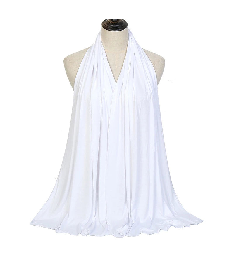 hijab, écharpe, jersey, coton, châle.