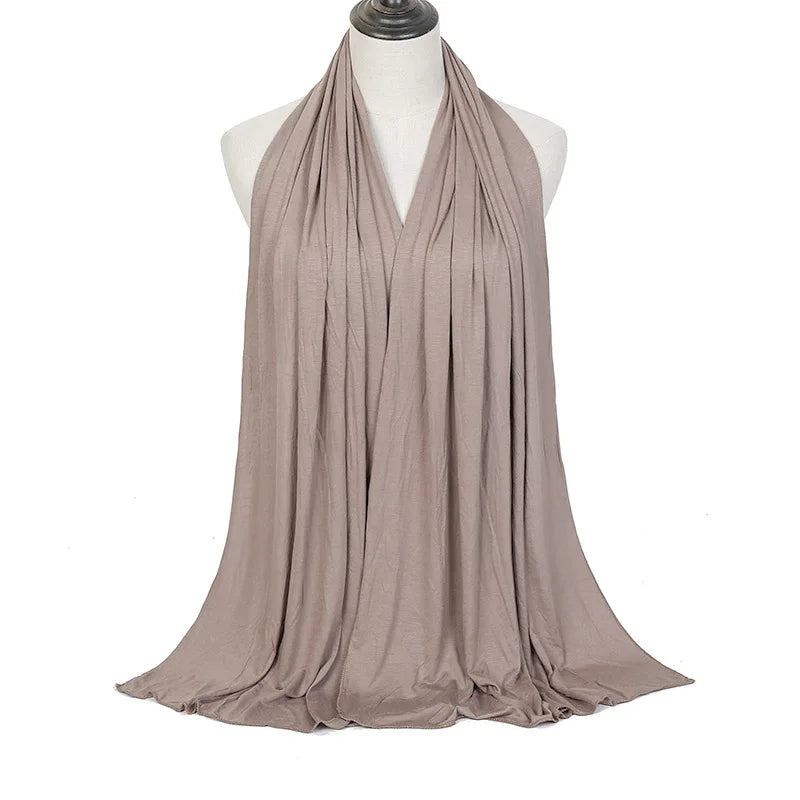 hijab, écharpe, jersey, coton, châle.