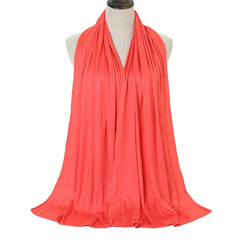 hijab, écharpe, jersey, coton, châle.