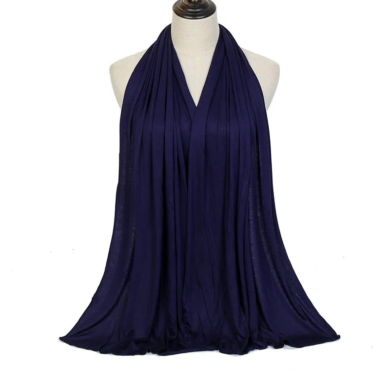 hijab, écharpe, jersey, coton, châle.