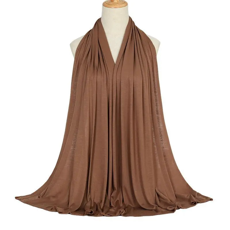 hijab, écharpe, jersey, coton, châle.