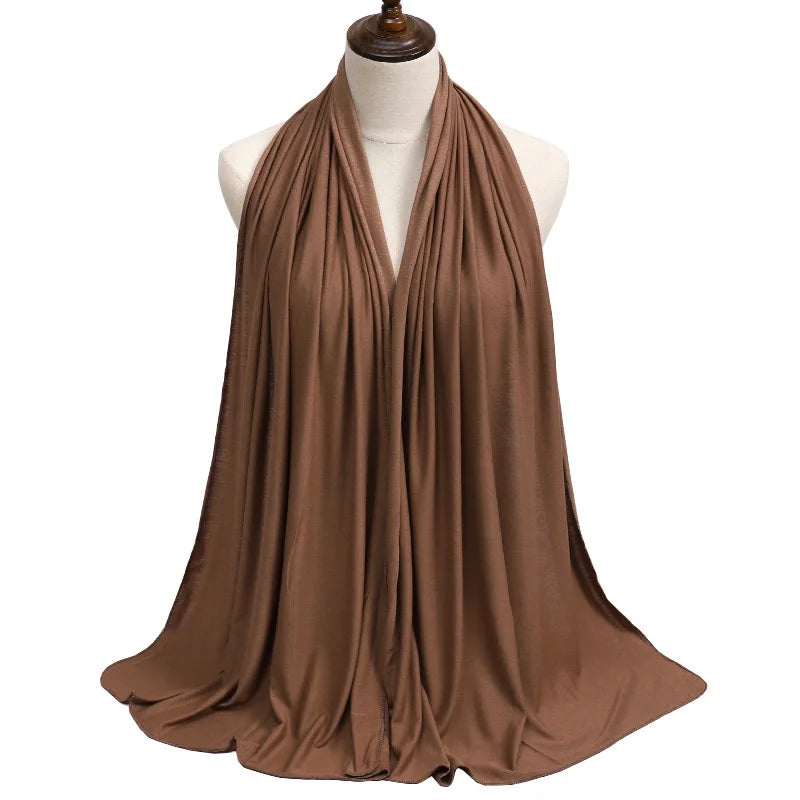 hijab, écharpe, jersey, coton, châle.