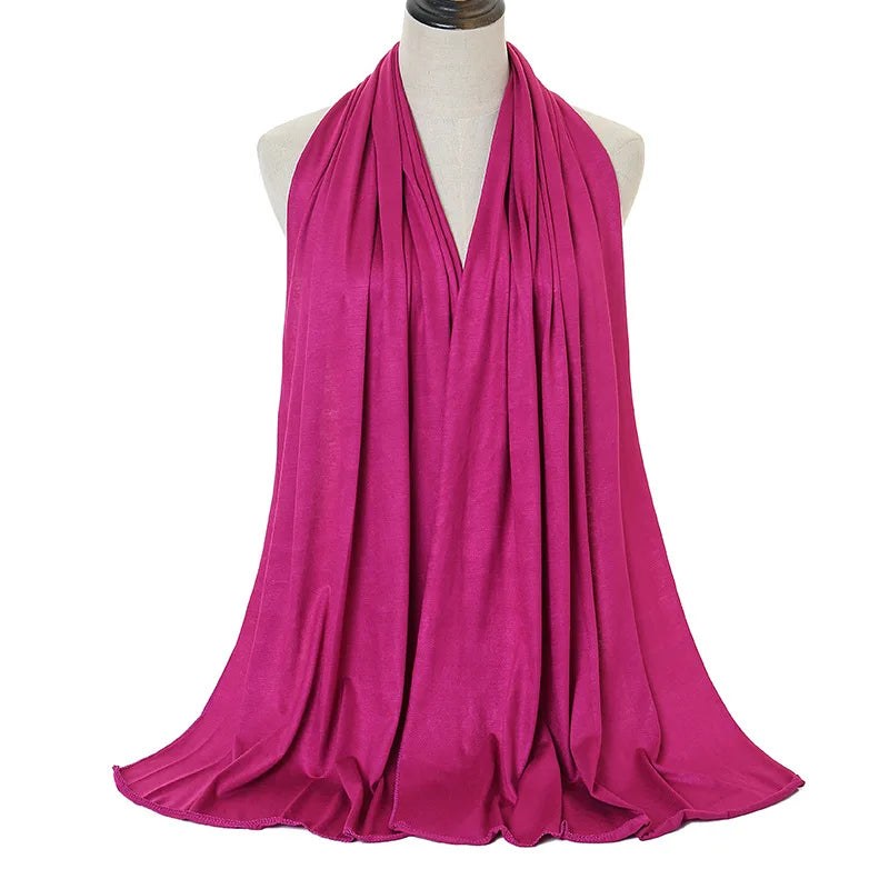 hijab, écharpe, jersey, coton, châle.
