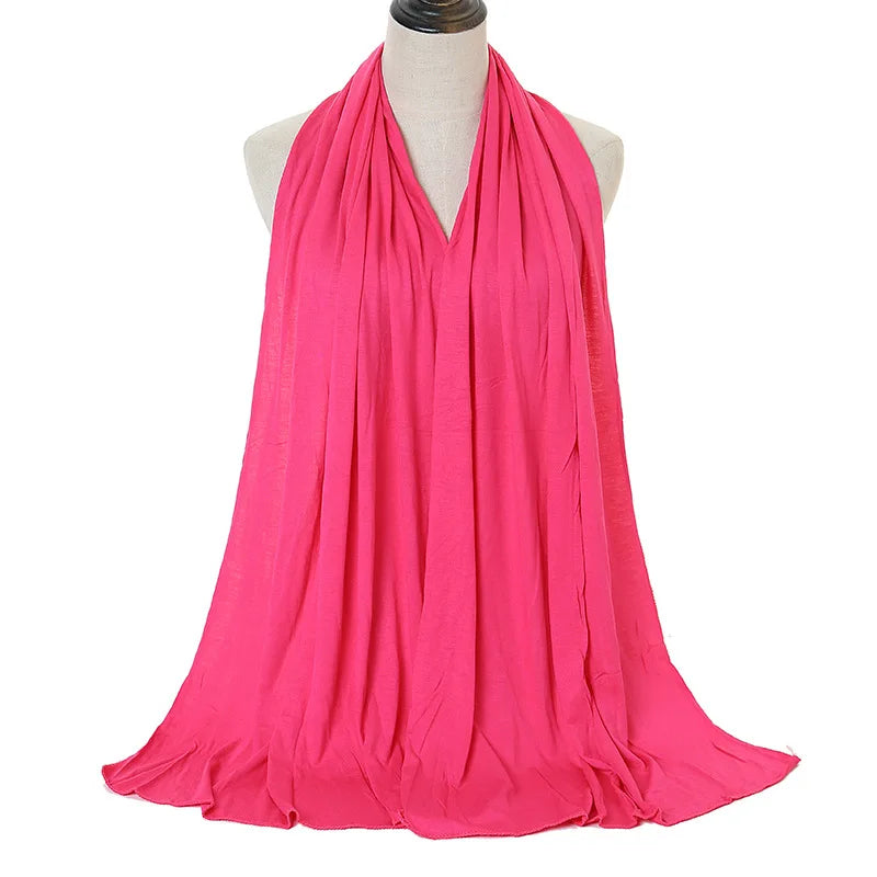 hijab, écharpe, jersey, coton, châle.
