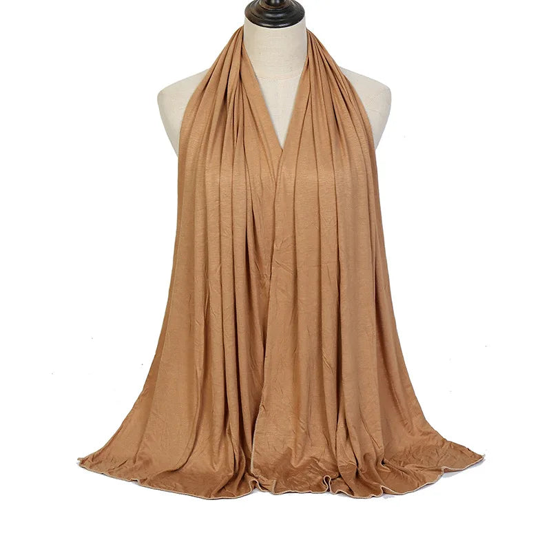 hijab, écharpe, jersey, coton, châle.