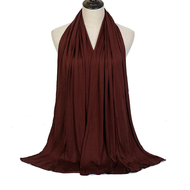hijab, écharpe, jersey, coton, châle.