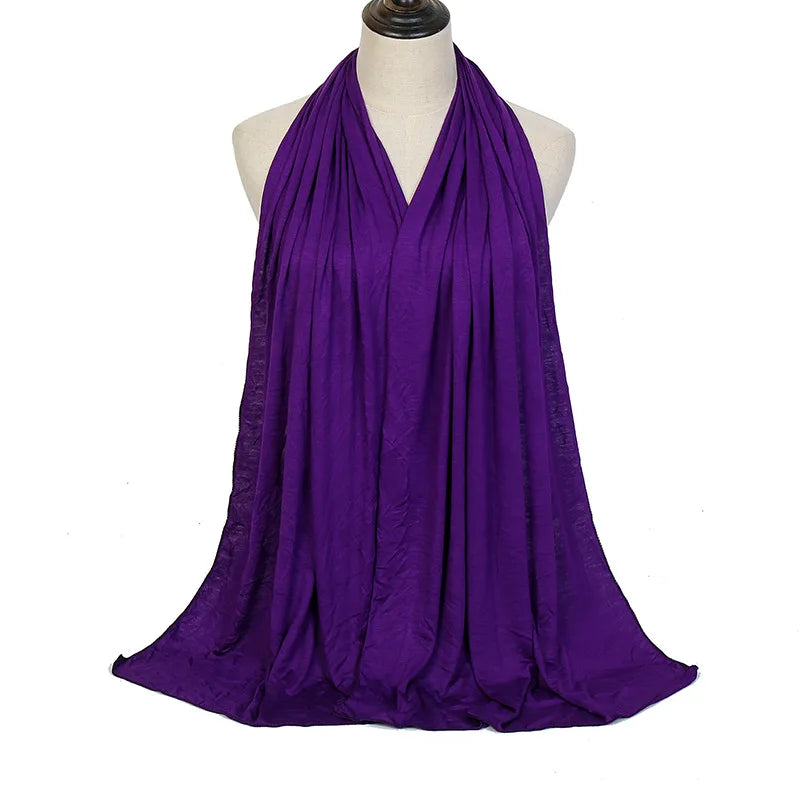 hijab, écharpe, jersey, coton, châle.