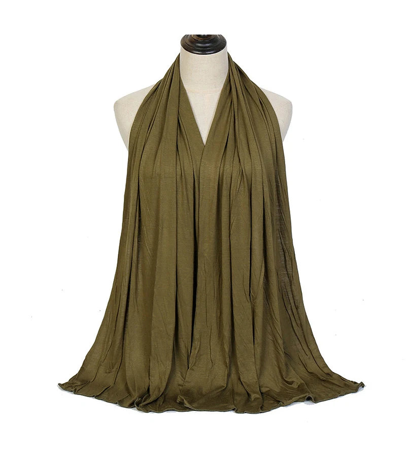 hijab, écharpe, jersey, coton, châle.