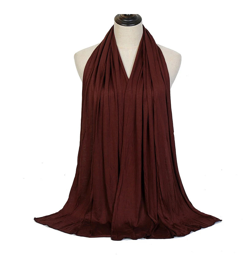 hijab, écharpe, jersey, coton, châle.