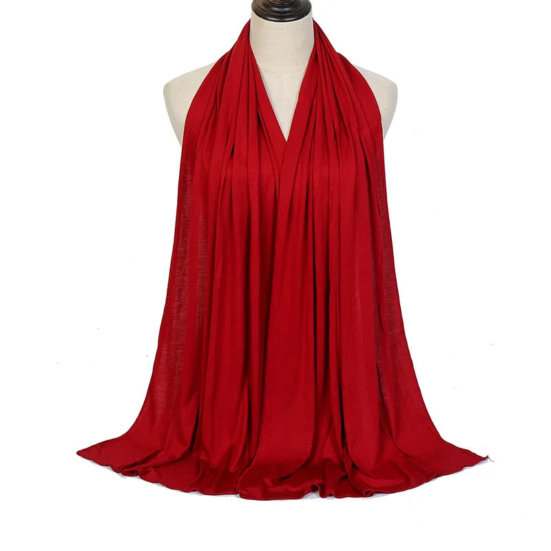 hijab, écharpe, jersey, coton, châle.