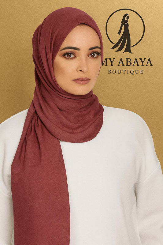 hijab, écharpe, jersey, coton, châle.